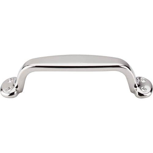 Top Knobs - Trunk 3 3/4 Inch Center to Center Bar pull - Polished Nickel
