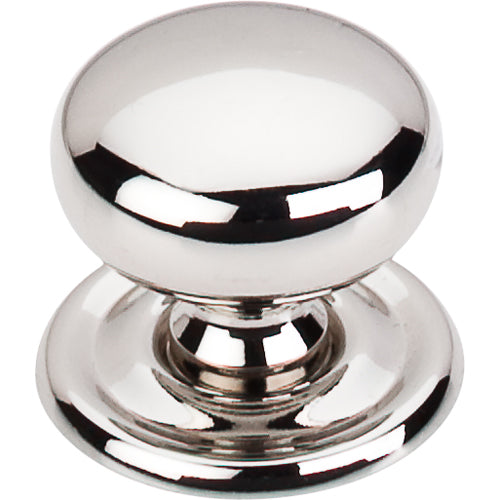 Top Knobs - Victoria 1 1/4 Inch Diameter Round Knob - Polished Nickel
