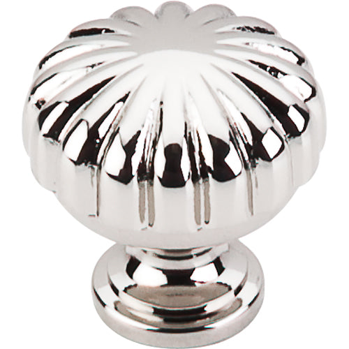 Top Knobs - Melon 1 1/4 Inch Diameter Round Knob - Polished Nickel