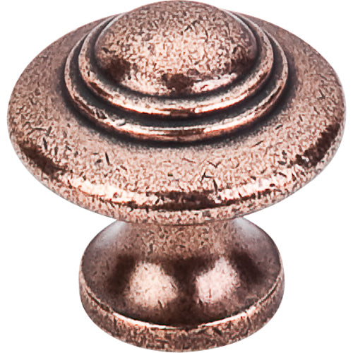 Top Knobs - Ascot 1 1/4 Inch Diameter Round Knob - Old English Copper