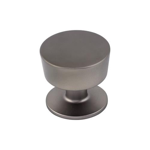Top Knobs - Essex 1 3/16 Inch Diameter Cylindrical Knob - Ash Gray