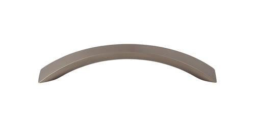 Top Knobs - Crescent Flair 5 1/16 Inch Center to Center Arch pull - Ash Gray