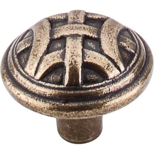 Top Knobs - Celtic 1 1/4 Inch Diameter Round Knob - German Bronze