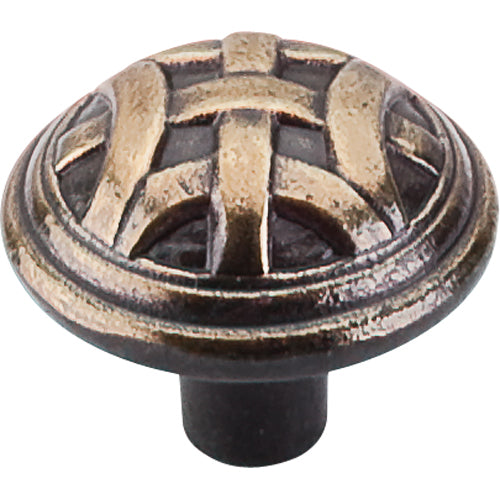 Top Knobs - Celtic 1 1/4 Inch Diameter Round Knob - Dark Antique Brass