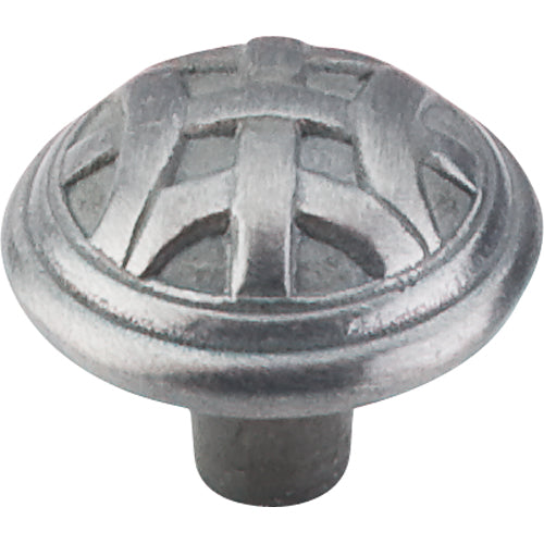 Top Knobs - Celtic 1 1/4 Inch Diameter Round Knob - Pewter Light