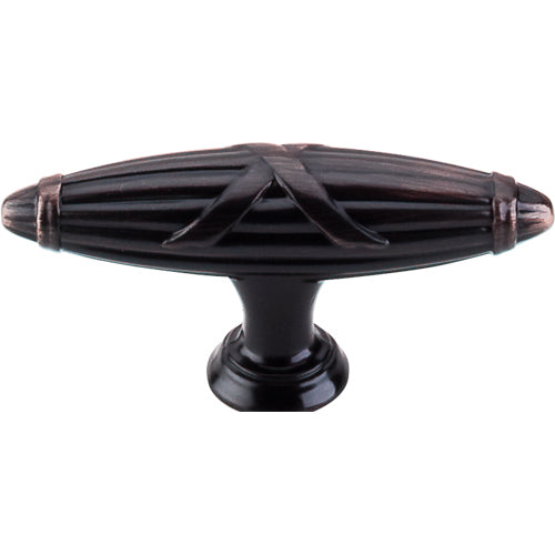 Top Knobs - Ribbon & Reed 2 3/4 Inch Length Geometric Knob - Tuscan Bronze