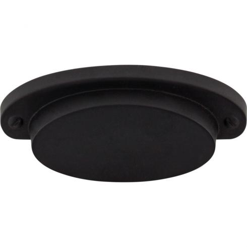 Top Knobs - Dakota 2 9/16 Inch Center to Center Cup/Bin pull - Flat Black