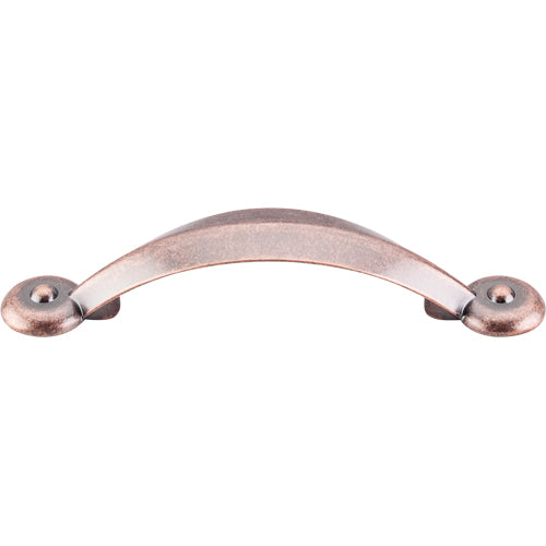 Top Knobs - Angle 3 Inch Center to Center Bar pull - Antique Copper