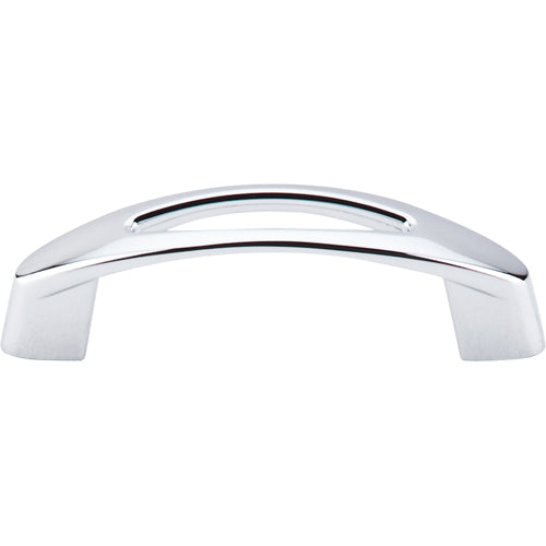 Top Knobs - Verona 3 Inch Center to Center Bar pull - Polished Chrome