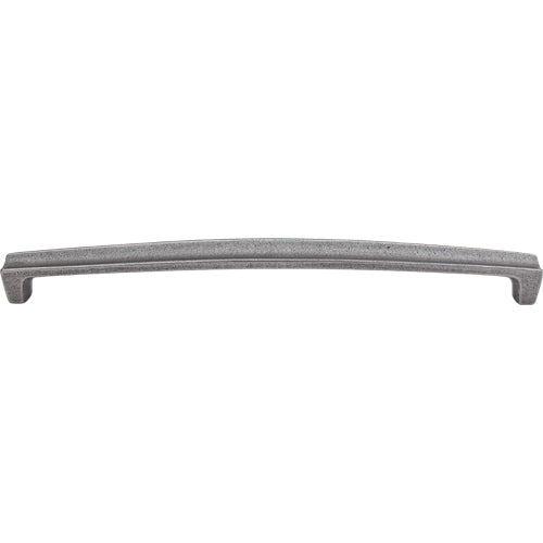 Top Knobs - Channel 12 Inch Center to Center Appliance pull - Cast Iron