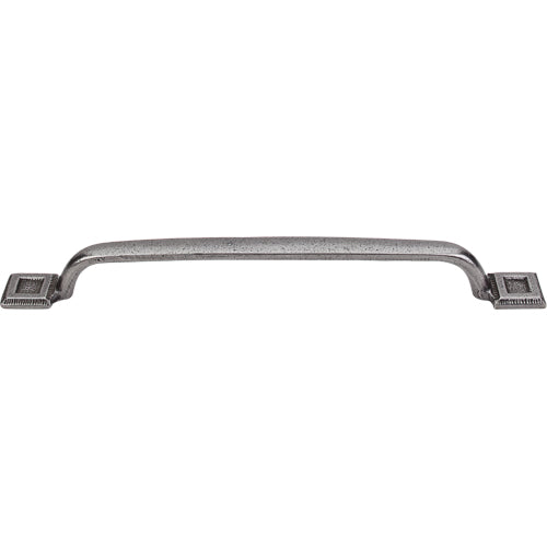 Top Knobs - Square Inset 8 Inch Center to Center Bar pull - Cast Iron