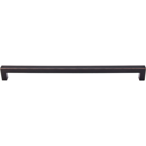 Top Knobs - Square Bar 12 Inch Center to Center Bar pull - Tuscan Bronze