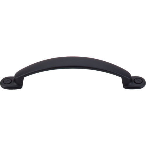 Top Knobs - Arendal 3 3/4 Inch Center to Center Bar pull - Flat Black