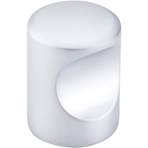 Top Knobs - Indent 3/4 Inch Diameter Round Knob - Aluminum