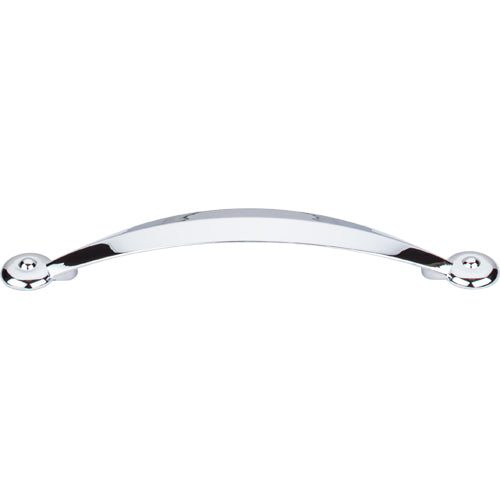 Top Knobs - Angle 5 1/16 Inch Center to Center Bar pull - Polished Chrome