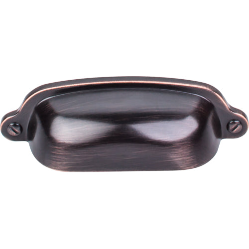 Top Knobs - Charlotte 2 9/16 Inch Center to Center Cup/Bin pull - Tuscan Bronze