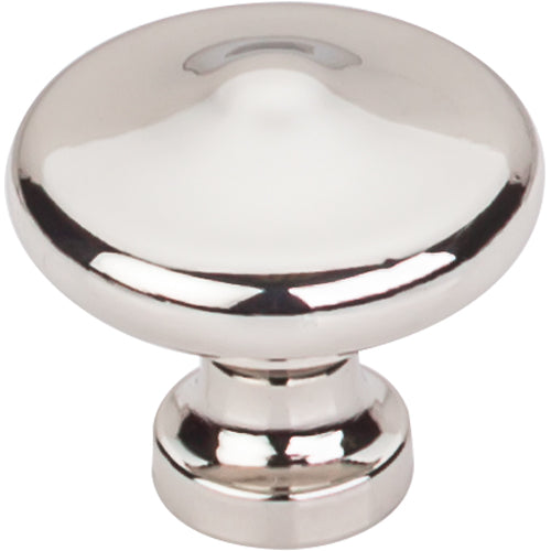 Top Knobs - Peak 1 5/16 Inch Diameter Round Knob - Polished Nickel