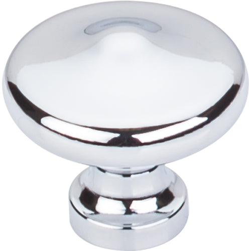 Top Knobs - Peak 1 5/16 Inch Diameter Round Knob - Polished Chrome