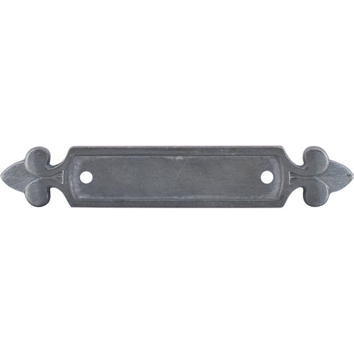 Top Knobs - Dover Backplate Backplate - Pewter Light