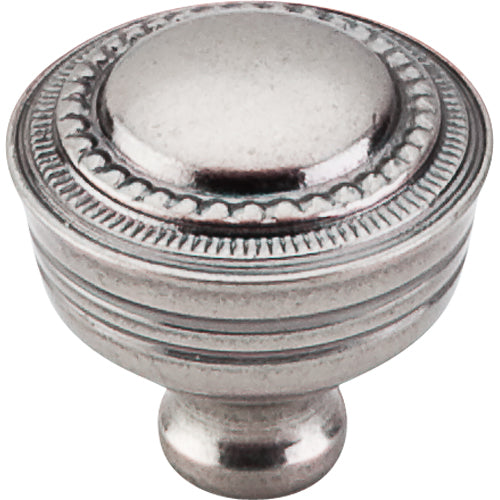Top Knobs - Contessa 1 1/4 Inch Diameter Round Knob - Pewter Antique