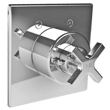 Lefroy Brooks - Fleetwood Cross Handle Thermostatic Trim