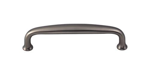 Top Knobs - Charlotte 4 Inch Center to Center Bar pull - Ash Gray