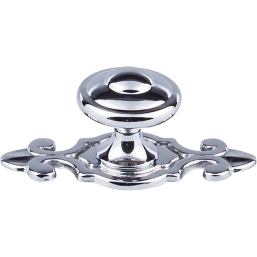 Top Knobs - Canterbury 1 1/4 Inch Diameter Round Knob - Polished Chrome