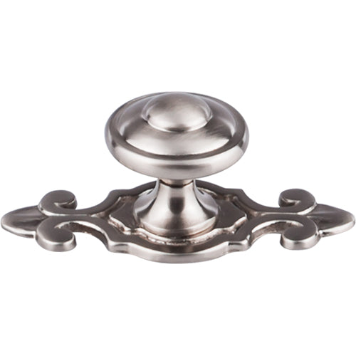 Top Knobs - Canterbury 1 1/4 Inch Diameter Round Knob - Brushed Satin Nickel