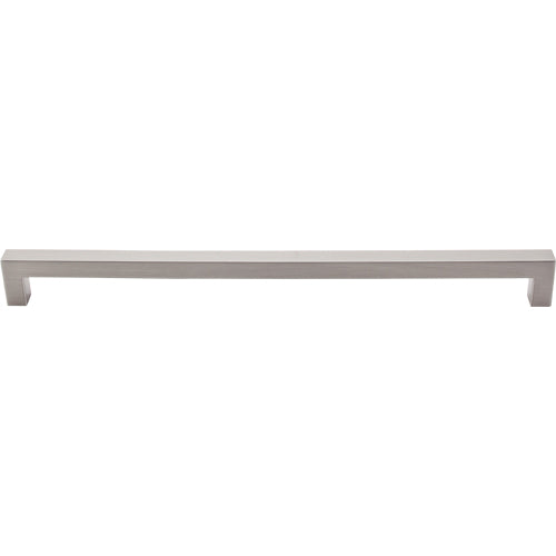 Top Knobs - Square Bar 17 5/8 Inch Center to Center Bar pull - Brushed Satin Nickel