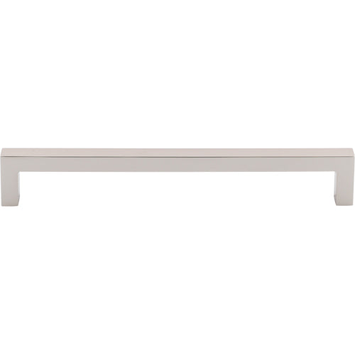 Top Knobs - Square Bar 7 9/16 Inch Center to Center Bar pull - Polished Nickel
