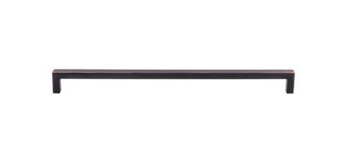 Top Knobs - Square Bar 17 5/8 Inch Center to Center Bar pull - Tuscan Bronze