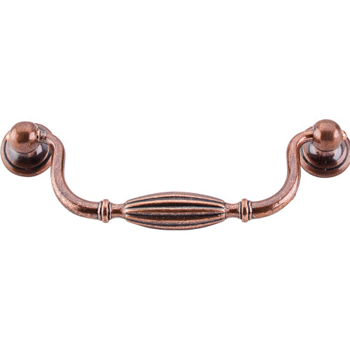 Top Knobs - Tuscany 5 1/16 Inch Center to Center Drop handle - Old English Copper