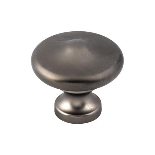 Top Knobs - Peak 1 5/16 Inch Diameter Round Knob - Ash Gray