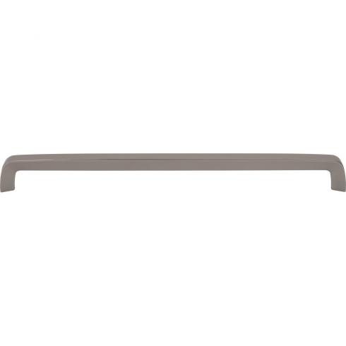 Top Knobs - Tapered Bar 12 5/8 Inch Center to Center Bar pull - Ash Gray