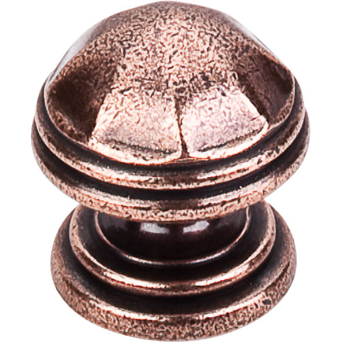 Top Knobs - London 1 1/4 Inch Diameter Round Knob - Old English Copper