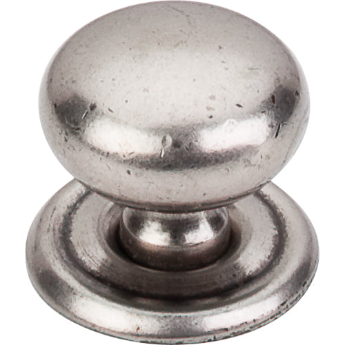 Top Knobs - Victoria 1 1/4 Inch Diameter Round Knob - Pewter Antique