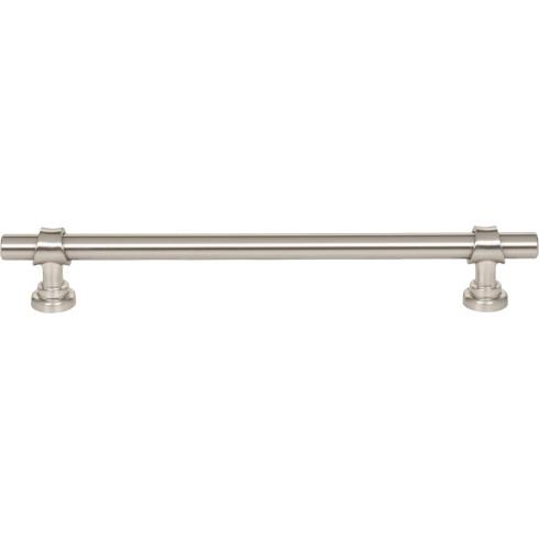 Top Knobs - Bit 7 9/16 Inch Center to Center Bar pull - Brushed Satin Nickel