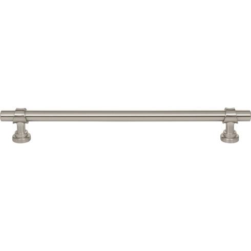 Top Knobs - Bit 8 13/16 Inch Center to Center Bar pull - Brushed Satin Nickel