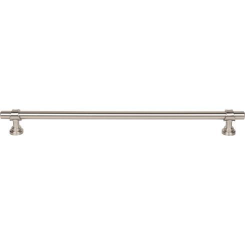 Top Knobs - Bit 12 Inch Center to Center Bar pull - Brushed Satin Nickel