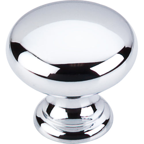 Top Knobs - Mushroom 1 1/4 Inch Diameter Round Knob - Polished Chrome