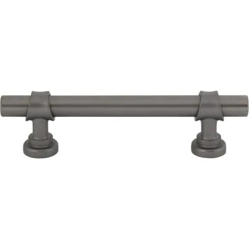 Top Knobs - Bit 3 3/4 Inch Center to Center Bar pull - Ash Gray