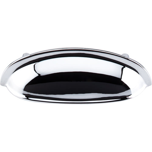 Top Knobs - Somerset 3 Inch Center to Center Cup/Bin pull - Polished Chrome