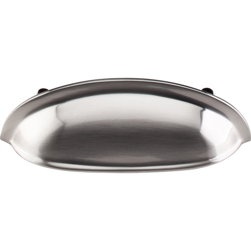 Top Knobs - Somerset 3 Inch Center to Center Cup/Bin pull - Brushed Satin Nickel