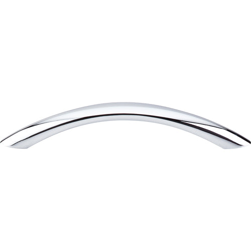 Top Knobs - Bow 5 1/16 Inch Center to Center Bar pull - Polished Chrome