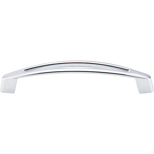 Top Knobs - Verona 5 1/16 Inch Center to Center Bar pull - Polished Chrome