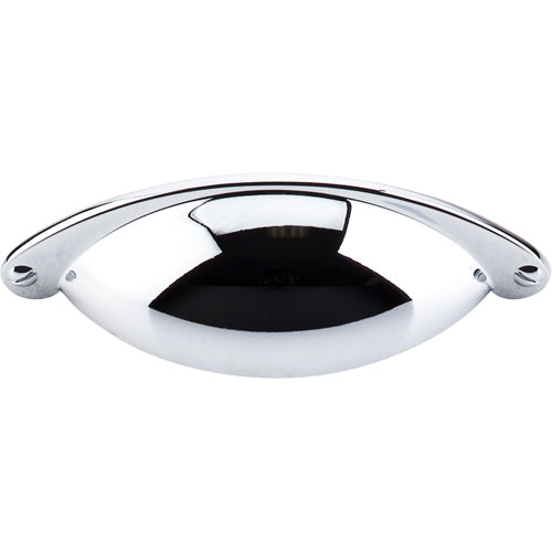 Top Knobs - Arendal 2 1/2 Inch Center to Center Cup/Bin pull - Polished Chrome