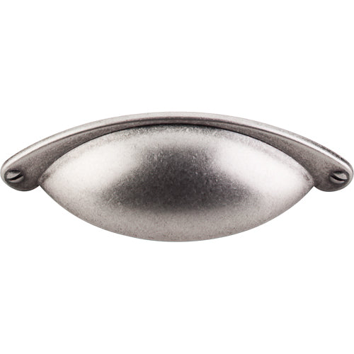 Top Knobs - Arendal 2 1/2 Inch Center to Center Cup/Bin pull - Pewter Antique