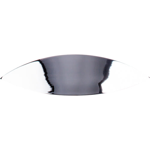 Top Knobs - Eyebrow 2 1/2 Inch Center to Center Cup/Bin pull - Polished Chrome