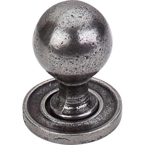 Top Knobs - Paris Smooth 1 1/4 Inch Diameter Round Knob - Cast Iron