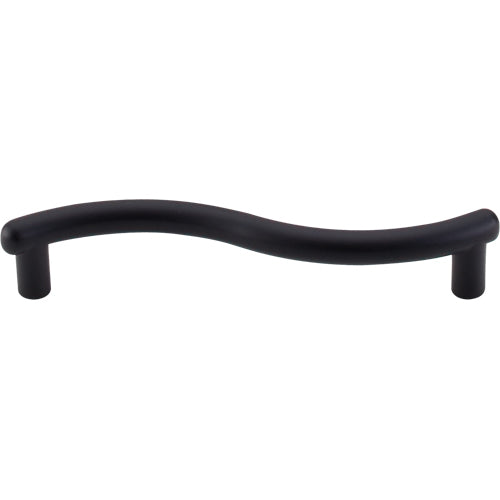 Top Knobs - Spiral 3 3/4 Inch Center to Center Bar pull - Flat Black